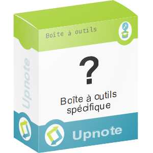 Upnote - Boites à outils spécifique